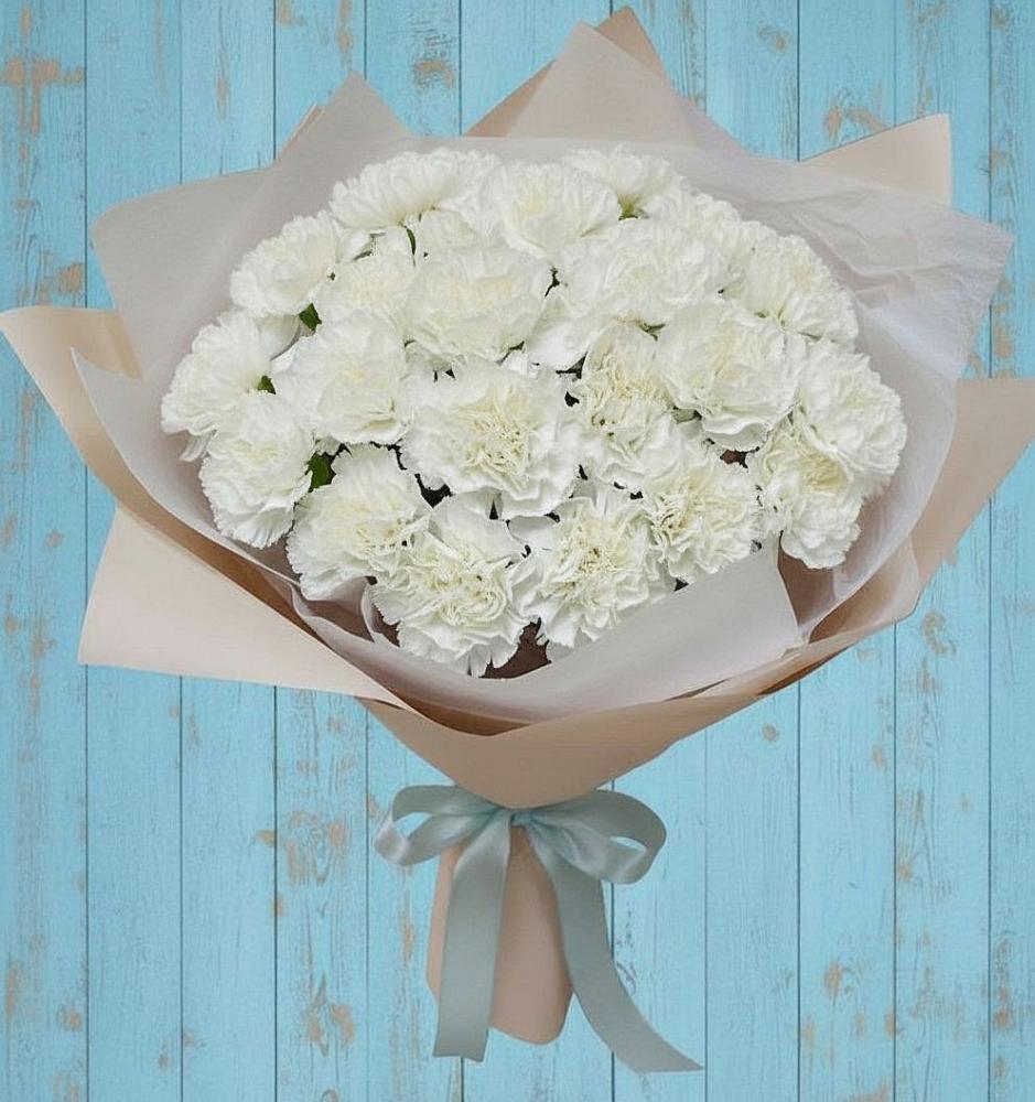 Букет цветов из: Гвоздики в Горнозаводском