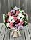 Букет цветов из: Альстромерии, Гвоздики, Розы и Хризантемы в Горнозаводском