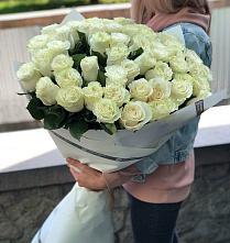 Букет 35 Белых роз #REPLACE_PRED# Горнозаводском