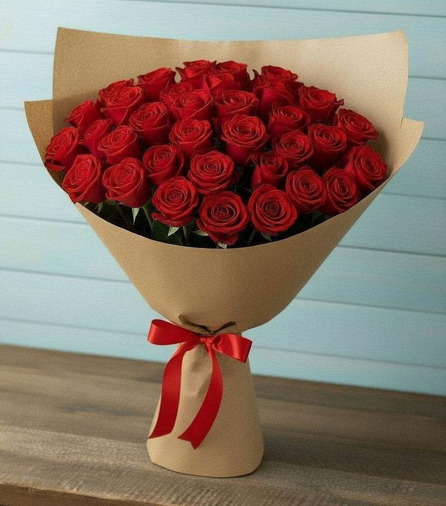 Букет Красные розы Милано в Горнозаводском