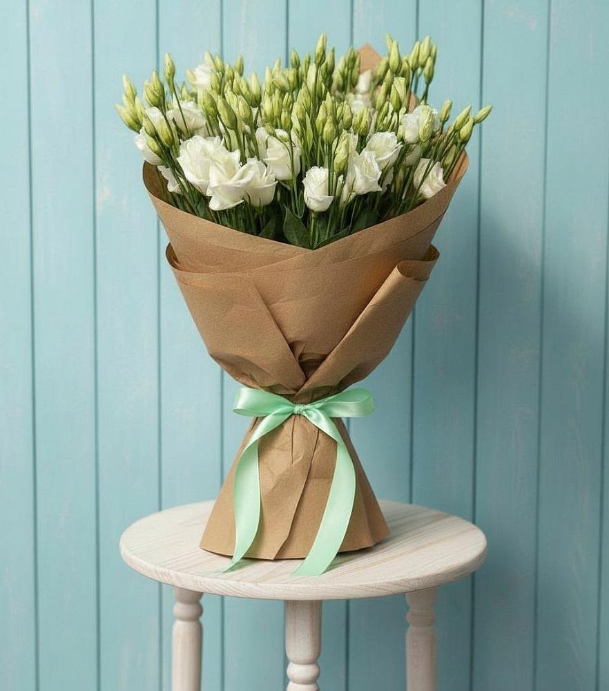 Букет цветов из: Лизиантусы в Горнозаводском