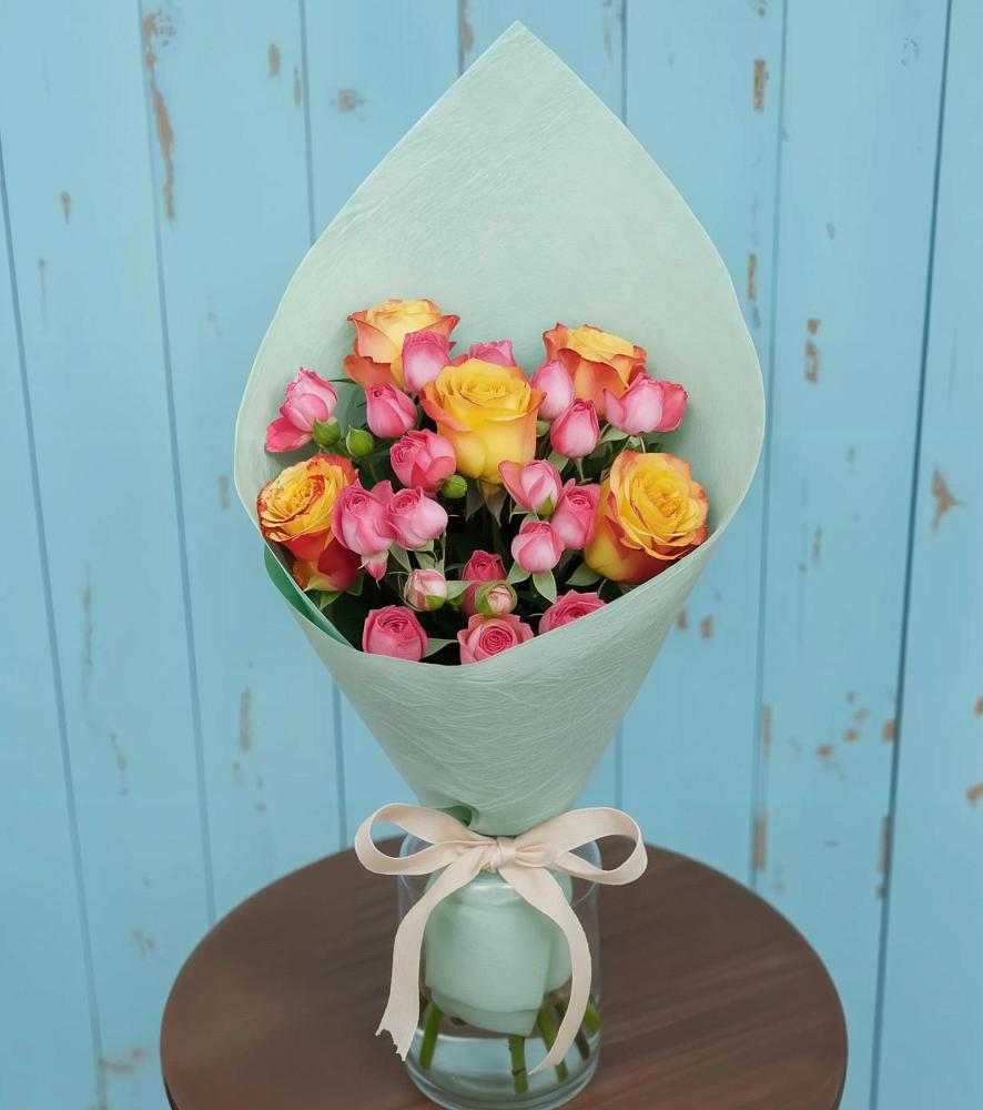 Букет цветов из: Розы в Горнозаводском