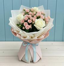 Букет цветов из:  Розы в Горнозаводском