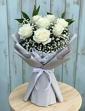 Букет цветов из:  Розы в Горнозаводском