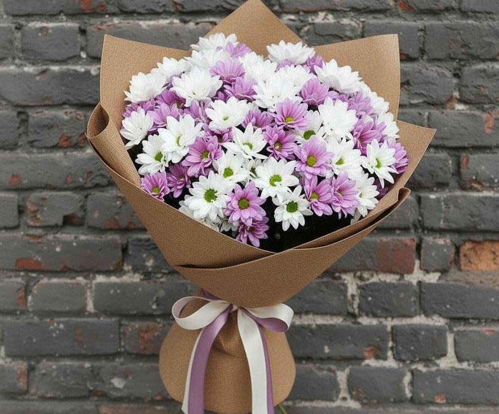 Букет цветов из: Хризантемы в Горнозаводском