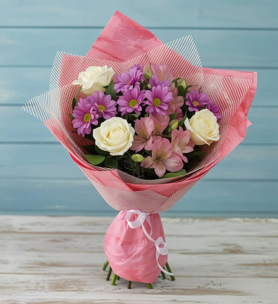 Букет цветов из: Герберы в Горнозаводском