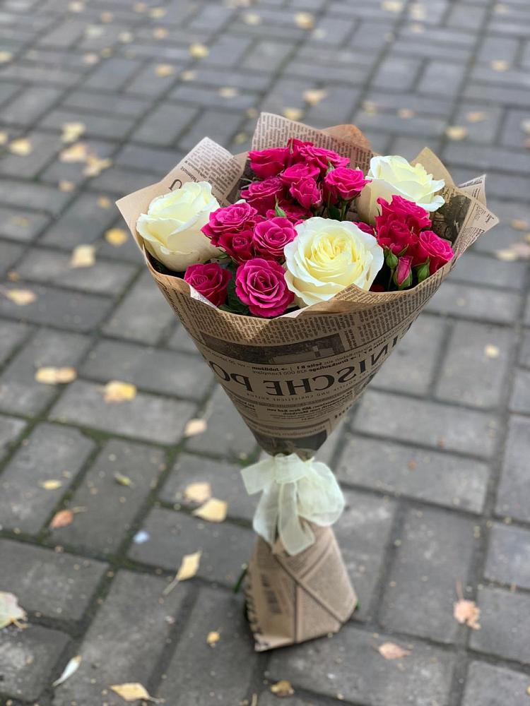 Букет цветов из: Розы в Горнозаводском